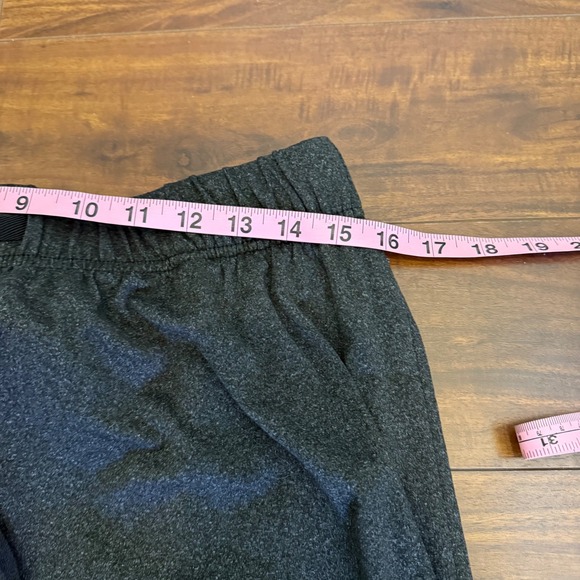 True Religion Men Athletic Shorts Black Heather Drawstring Waist‎ Size M 32/34 - Picture 8 of 10